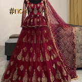 maroon paplon lahenga collection