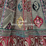 Double dupatta heavy Embroidery work designer Lehengacholi