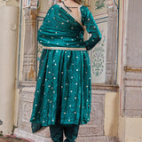 Boutique Fandy Silk Anarkali Suit