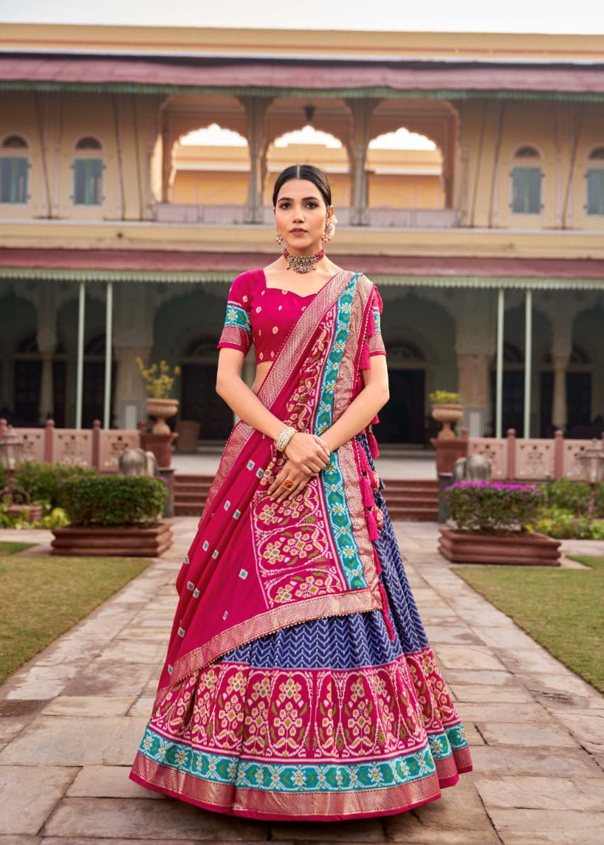 Treditional Tussar Silk Lehenga