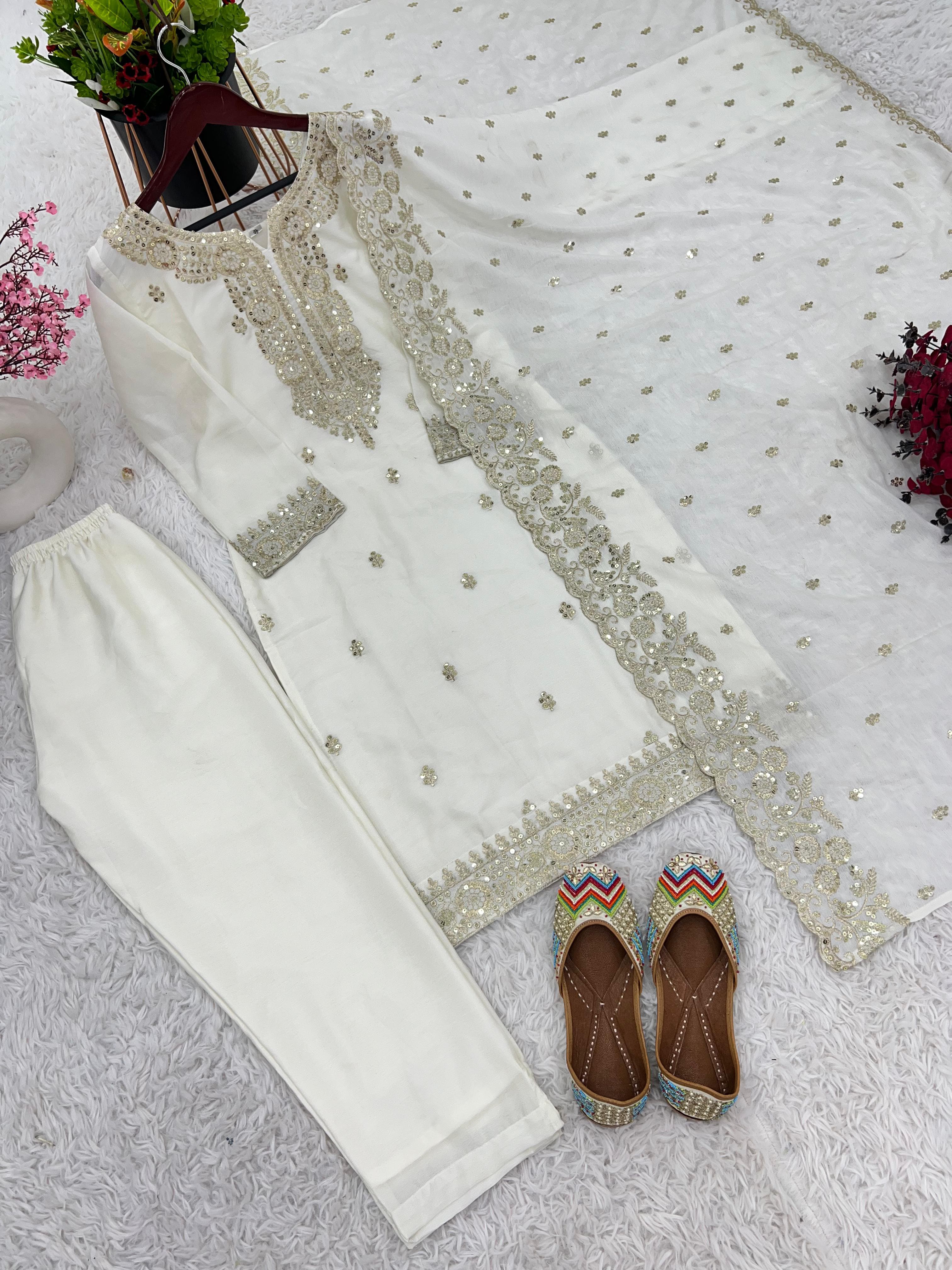 Sequance Pakisatani Stright Suit Collection