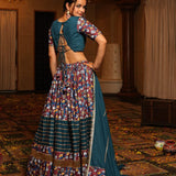 Festive Crepe Printed Lehenga Choli