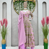 Faux Georgette febric Suit