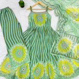 Pretty Floral Printed Anarkali Suit