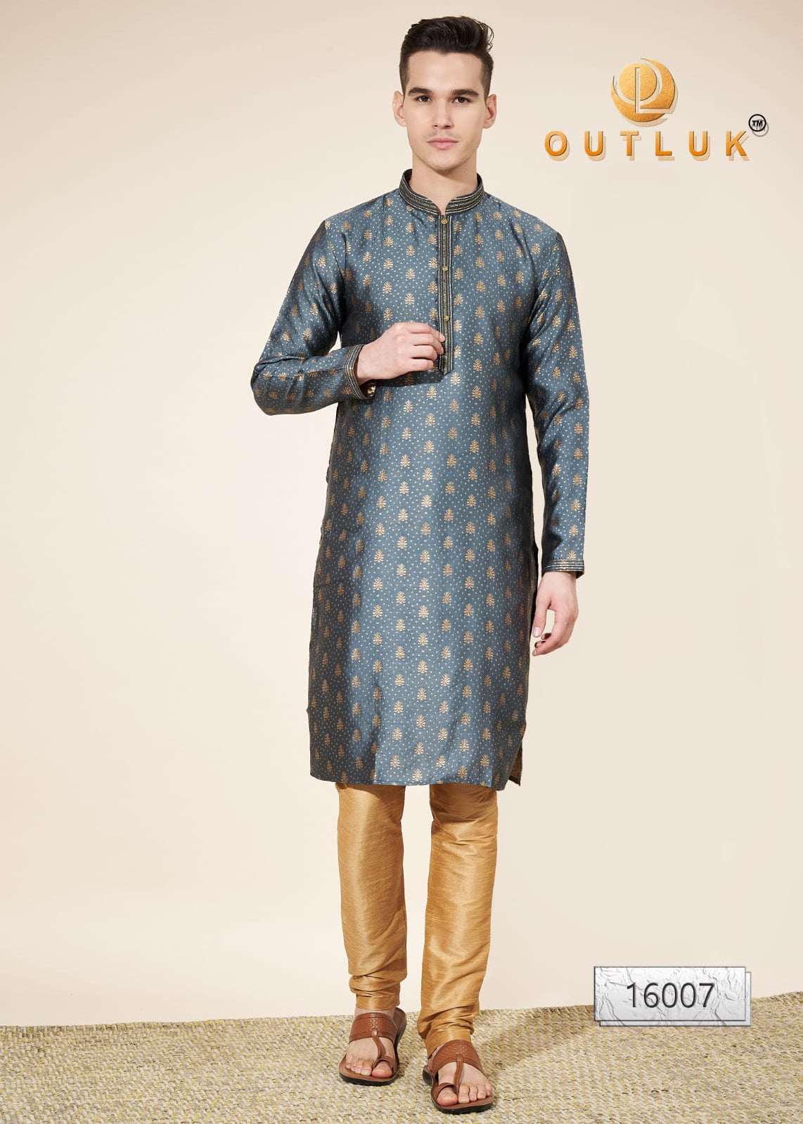 New Designs in Pintex Work Jequard Kurta Pajama