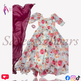 Exclusive Flower Print Anarkali Gown