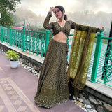 Bollywood Olive Lehenga Collection