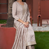 Festive Vichitra Silk Straight Suit