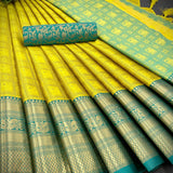 Launching mercerised cotton silk Saree