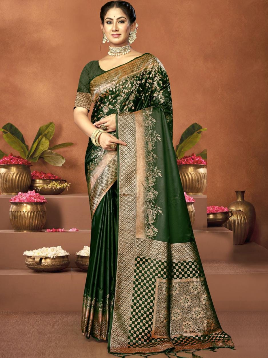 Exlusive Satin Silk Saree Collection