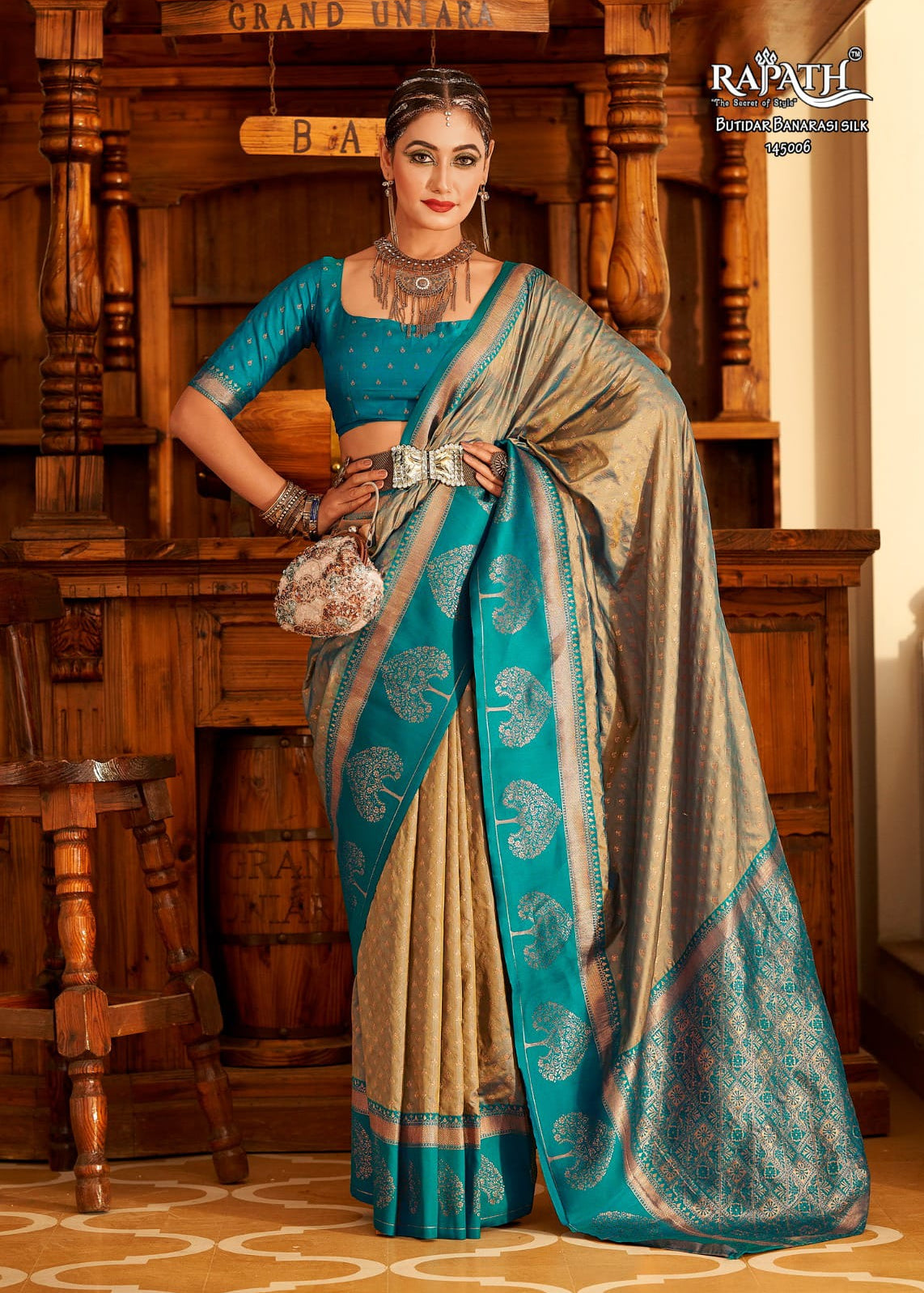 Soft Banarasi paithani saree