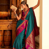 Soft Banarasi paithani saree