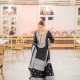 Classical Black Top Lehenga