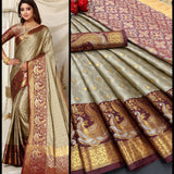 Exclusive  Minawork Weving Silk Saree