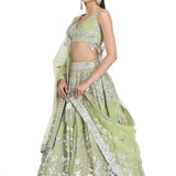 Classy Bridal Georgette Embellished Lehenga