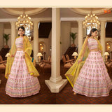 New Exclusive Bridal Gota Patti Embroidered Semi Stitched Lehenga Choli