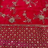 Fancy Red Thread Sequance Lehenga