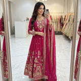 Stunning Embroidered Georgette Gown