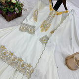 Shiny Natural Creap Top Plazzo
