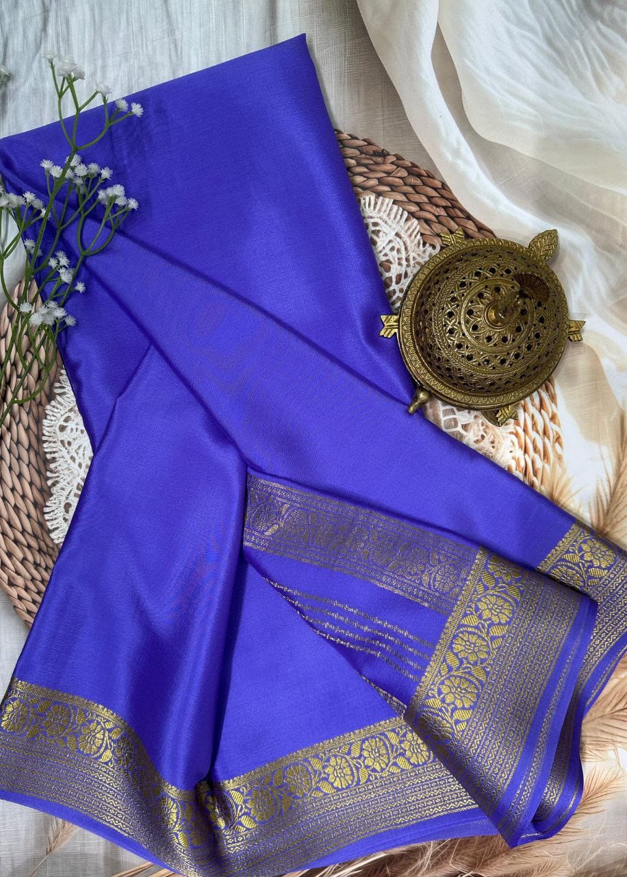 Beautiful Mysore Zari Silk Saree