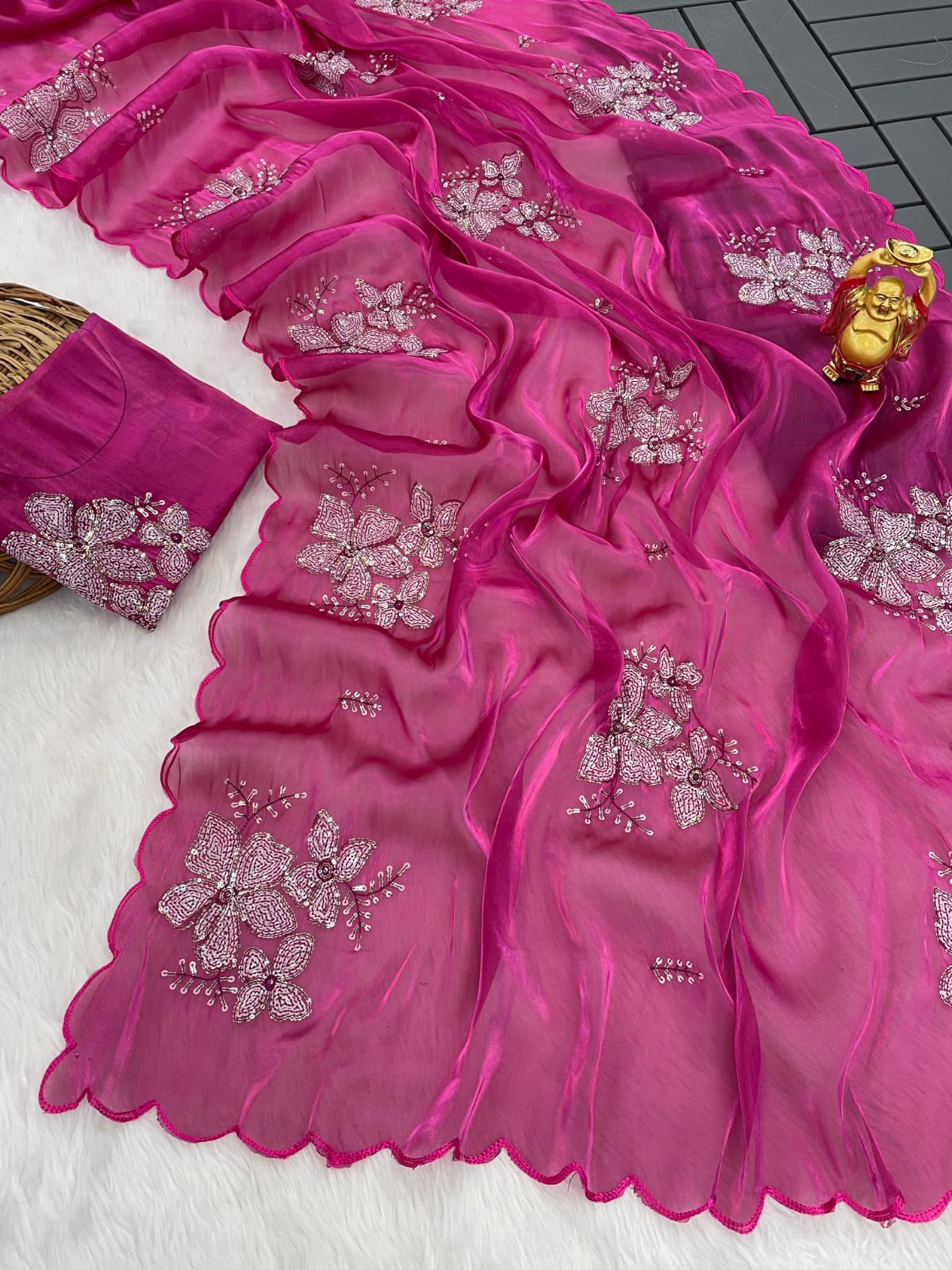 Presenting you most beautiful Zimi chu saree collection