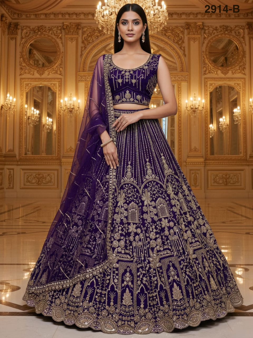 Lavish Bridal Handwork Lehenga
