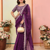 Festival Organza Silk Saree