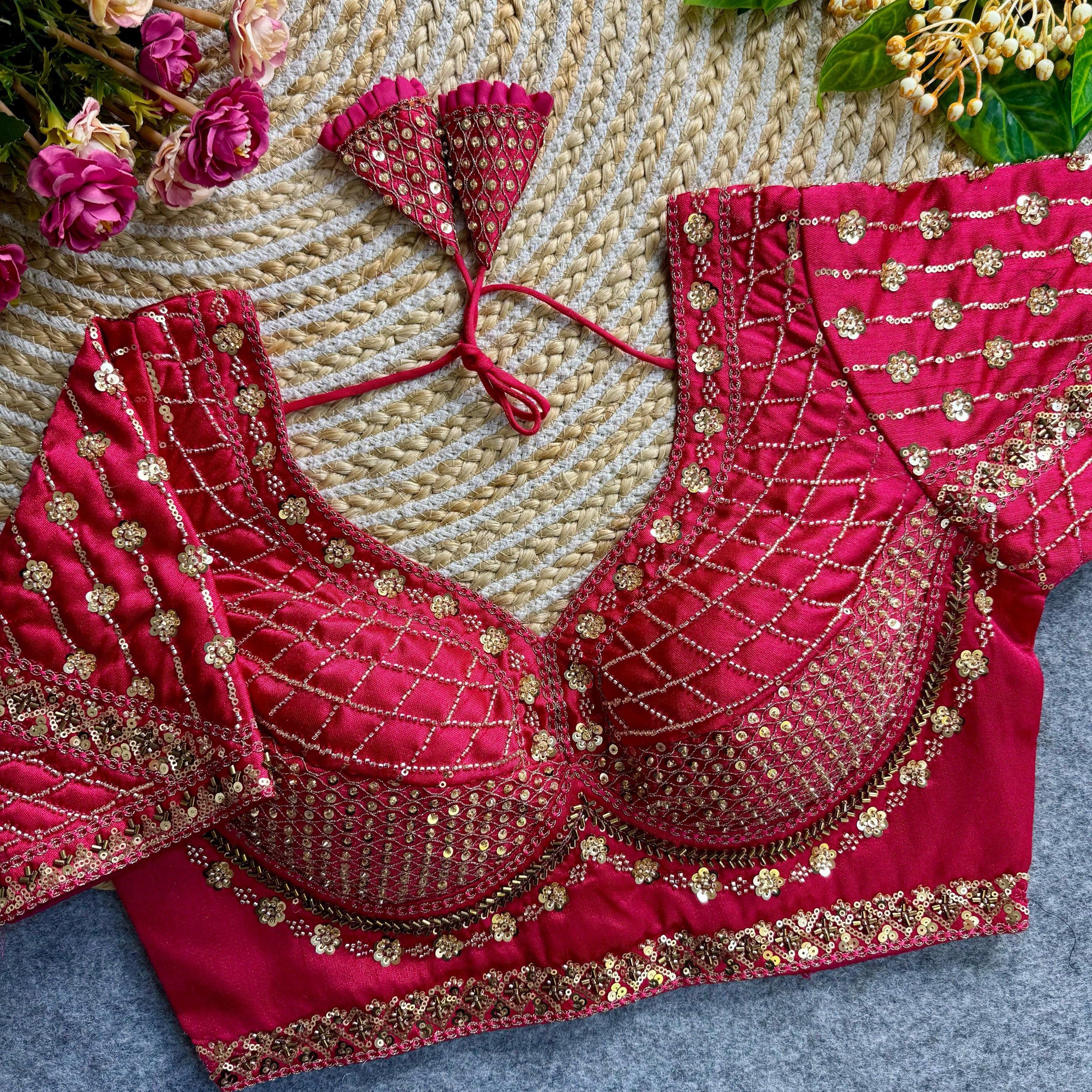 Sabyasachi Bridal Saree Blouse