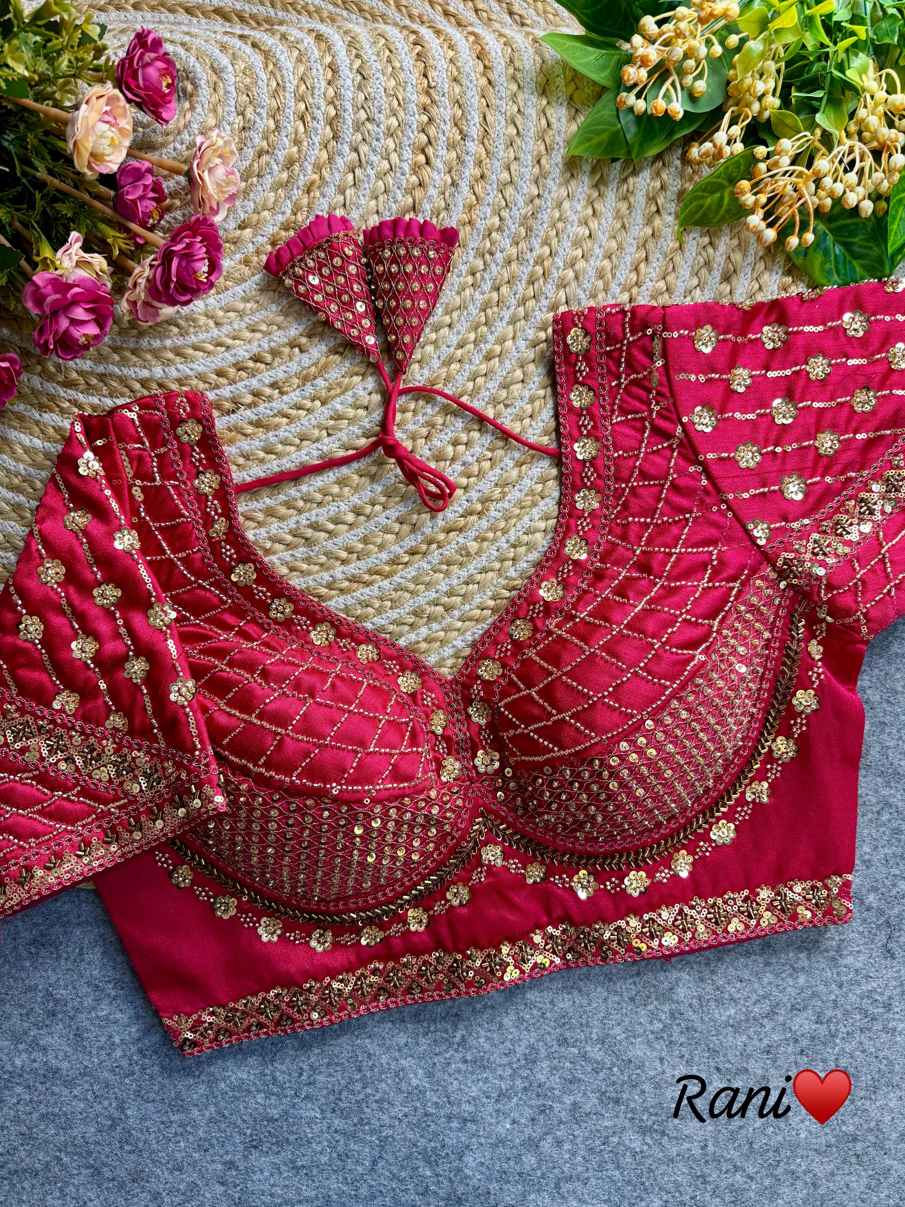 Sabyasachi Bridal Saree Blouse