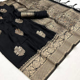 PURE GEORGETTE NYLON HANDLOOM WEAVING SAREE