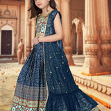 Kids Flower Printed Lehenga Choli