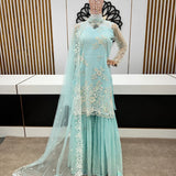 Heavy Net Embroidery Gown