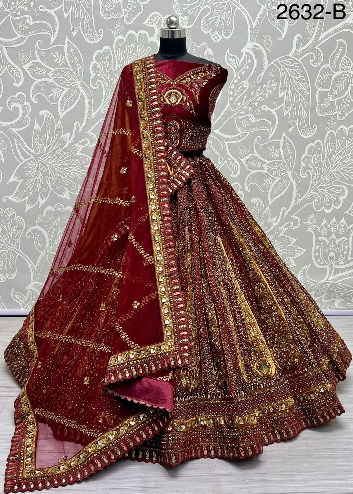 Elegant Bridal Premiun Wedding Lehenga