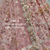 Finely Arranged Multi Color Sequins with Zari Partywear Lehengacholi