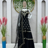 Black Salwar Sharara Collections