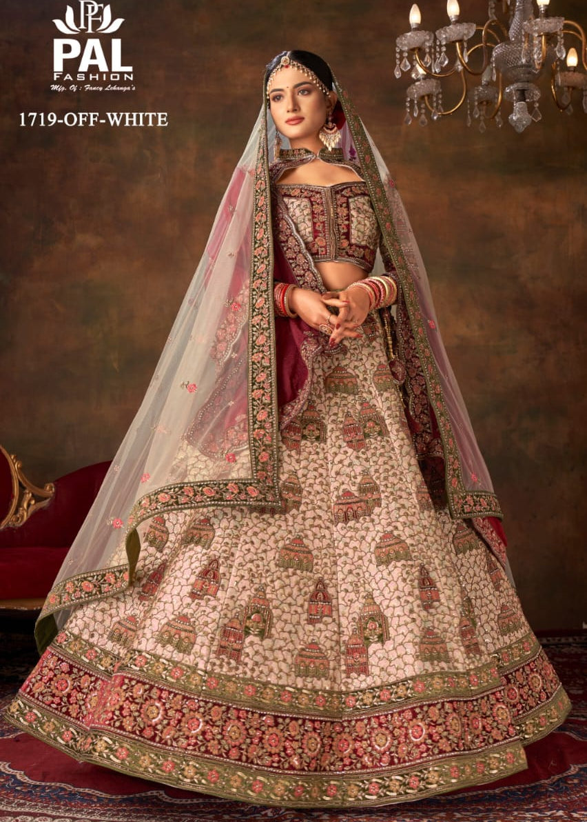 Heavy Wedding Bridal Velevt Lehenga