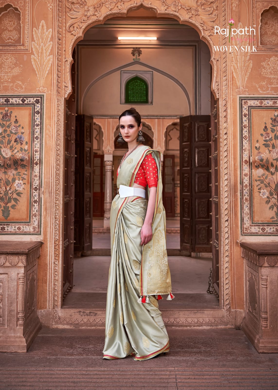 Neha Pure Satin Silk Saree