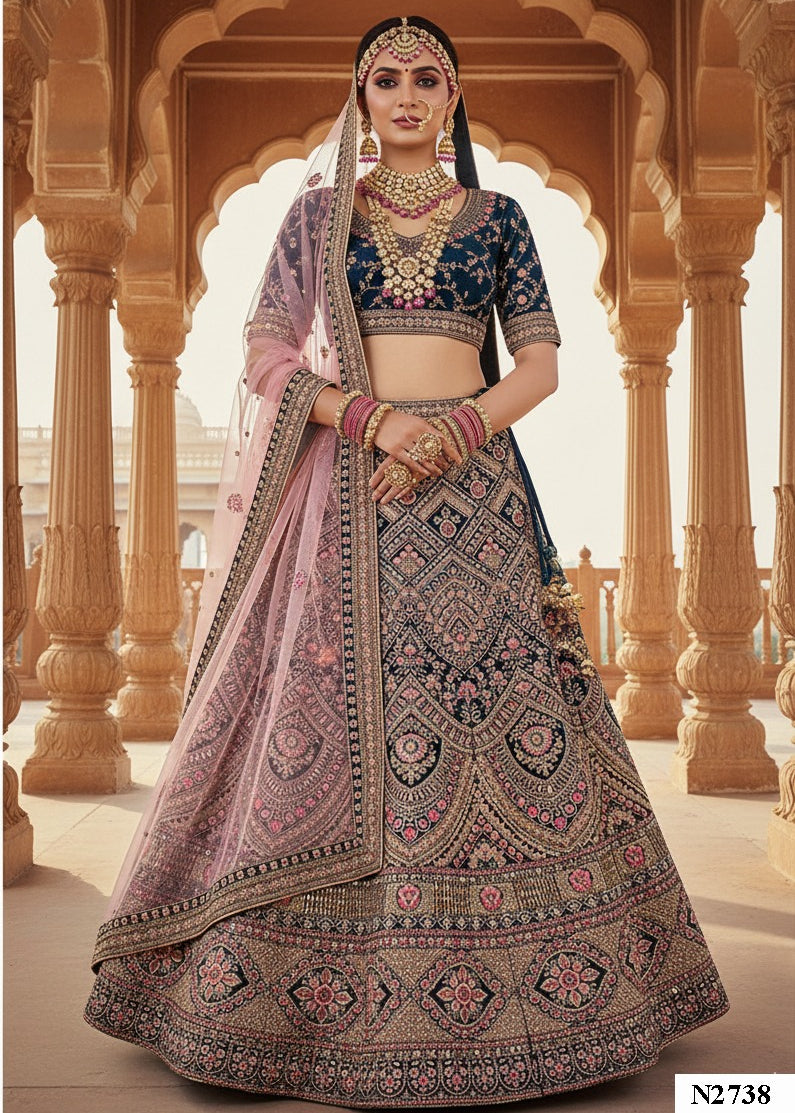 Adorn Embroidered Wedding Lehenga