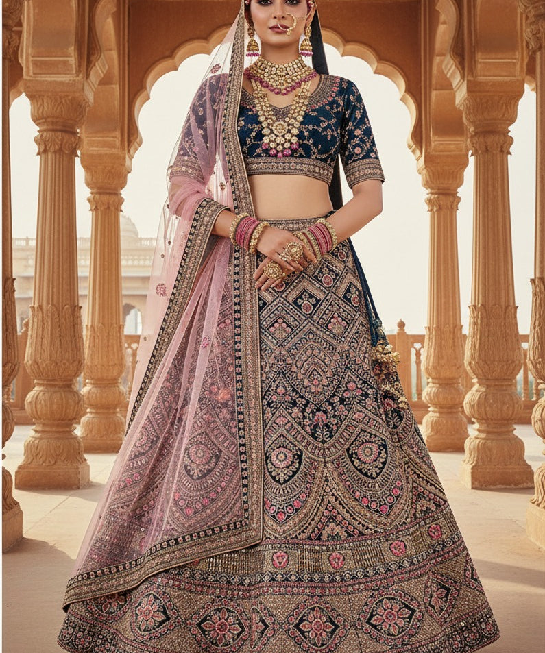 Adorn Embroidered Wedding Lehenga