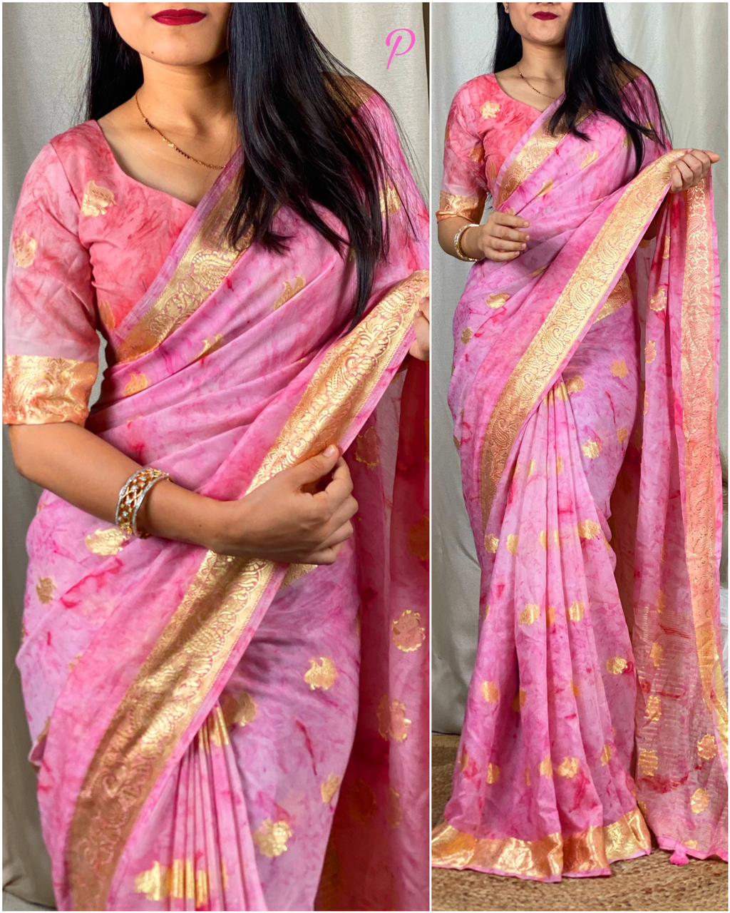 beautiful cotton jacquard saree