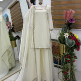 Stunning Fandy Silk Top Plazzo