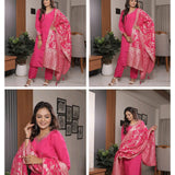 Beautyfull Heavy Chanderi Silk Suit