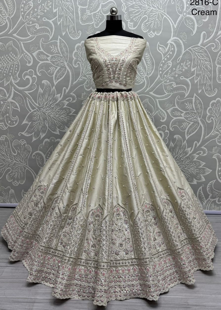 Premium Haritage Crystal Handwork Lehenga