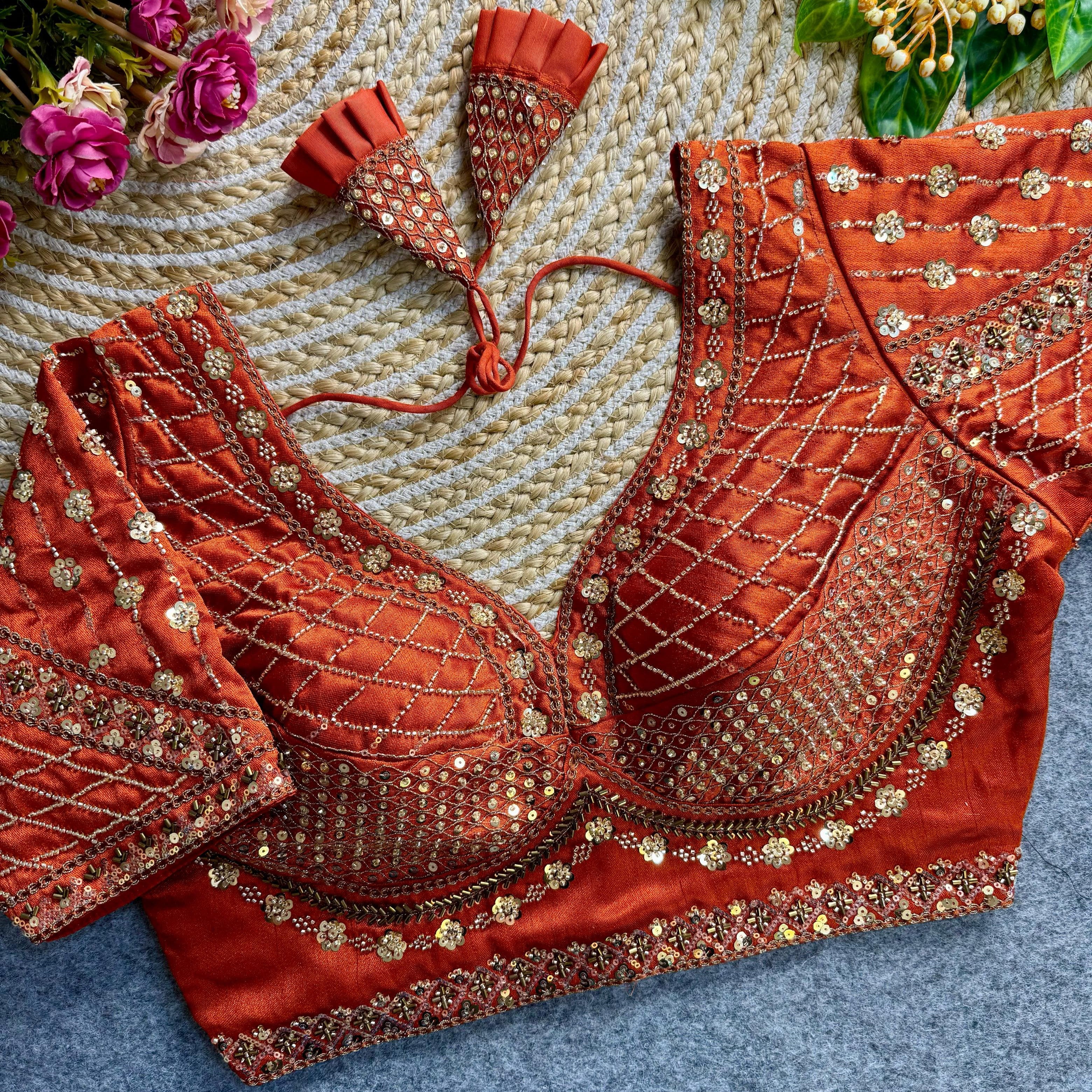 Sabyasachi Bridal Saree Blouse