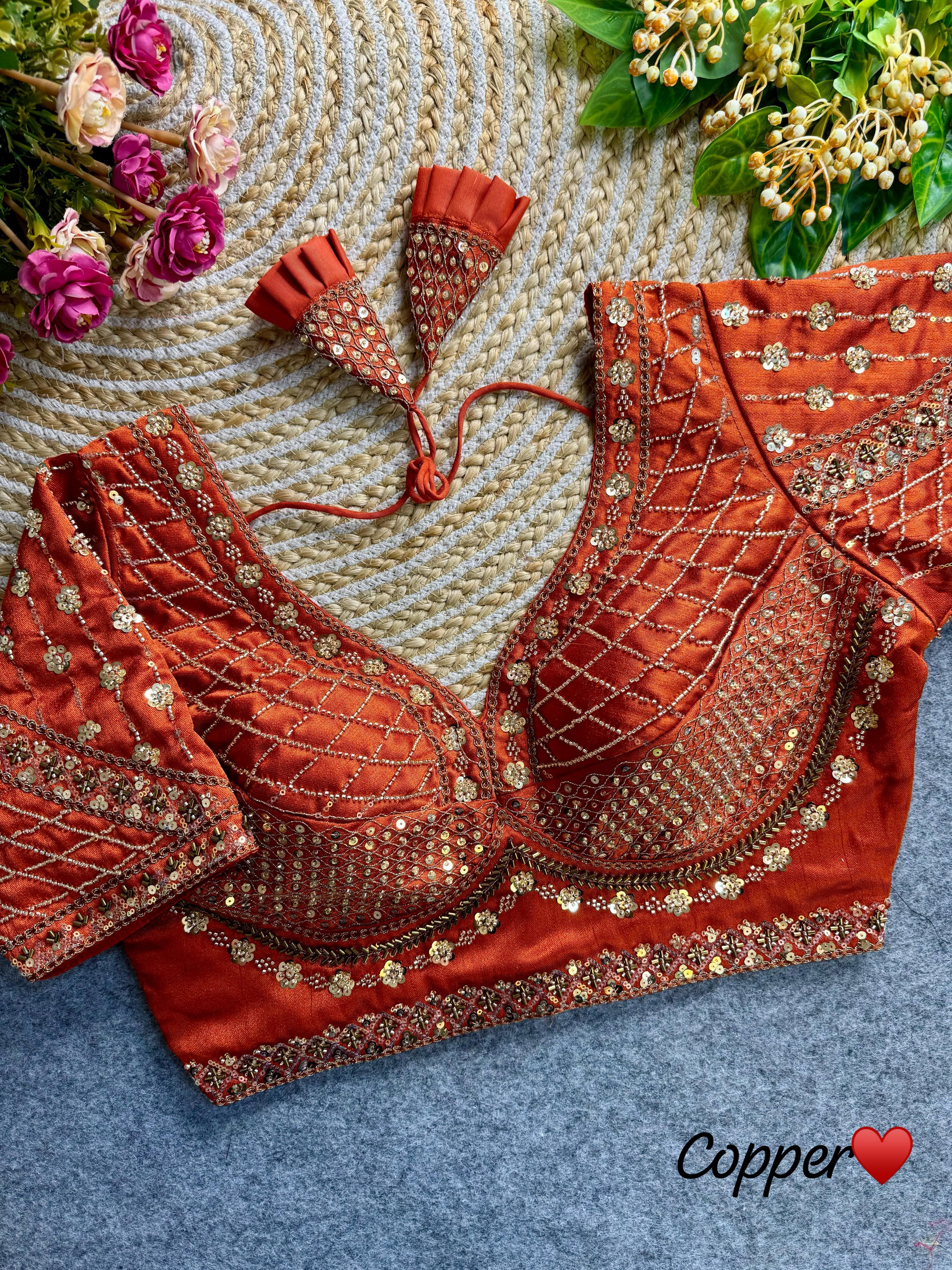 Sabyasachi Bridal Saree Blouse