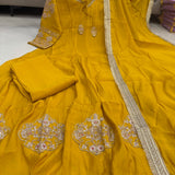 Mishri Mustard Cotton Suit