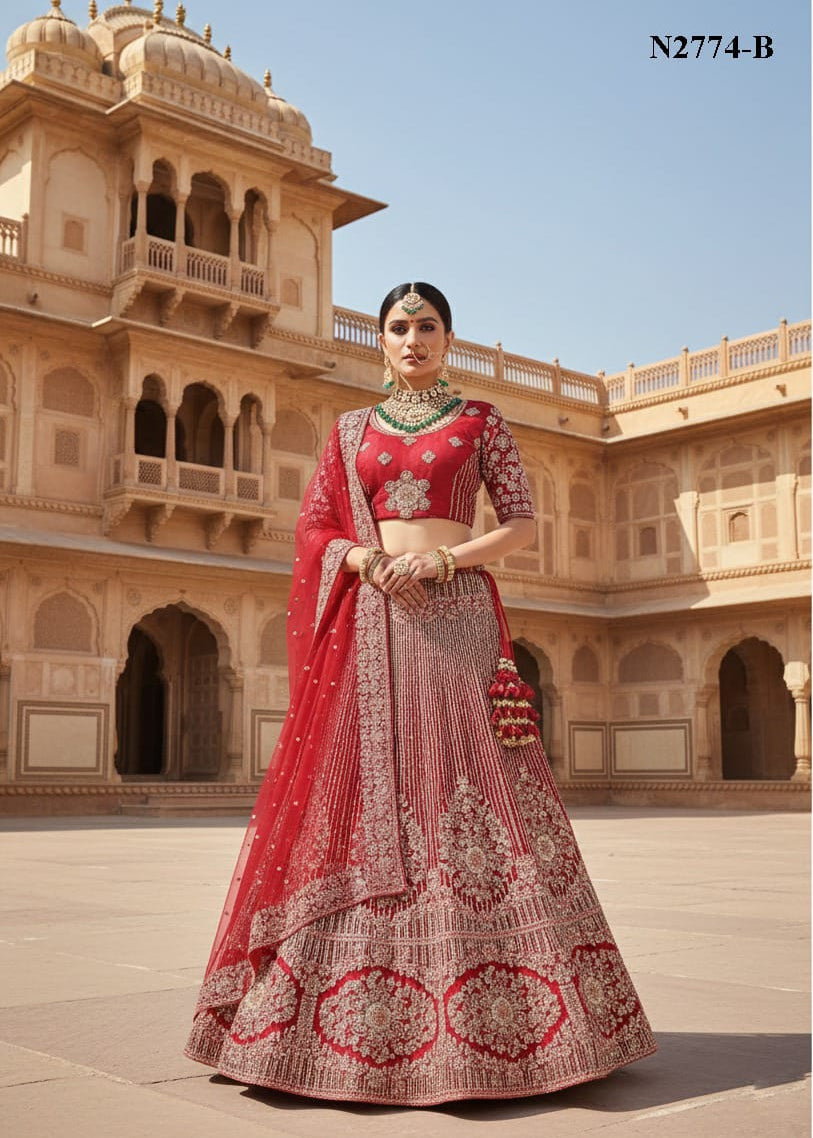 Mahotsav Elegance Premium Velvet Lehenga