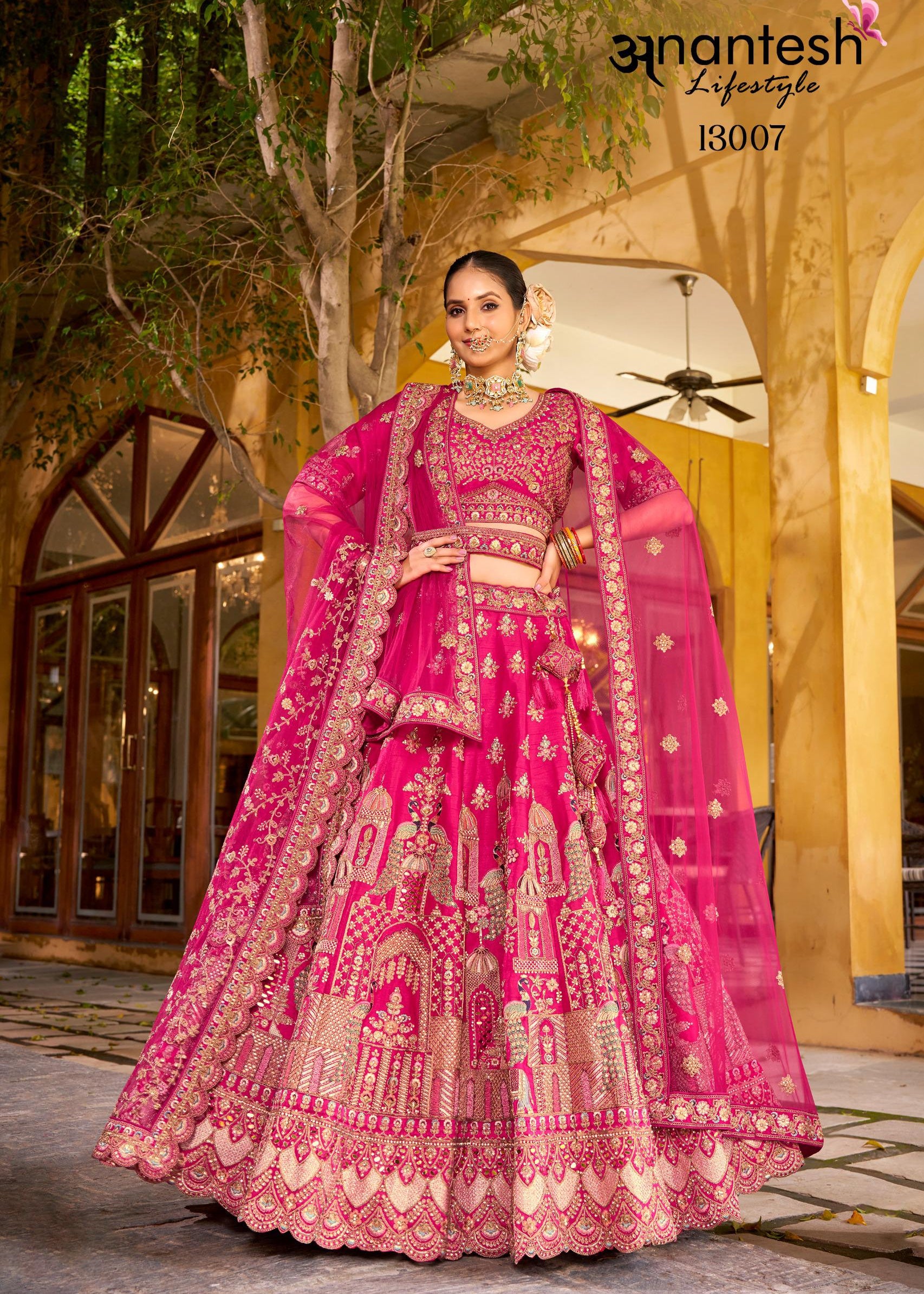 Lavish Bridal Wedding Velvet Lehenga