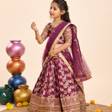 Beautifull Sequance Kids Lehenga Choli