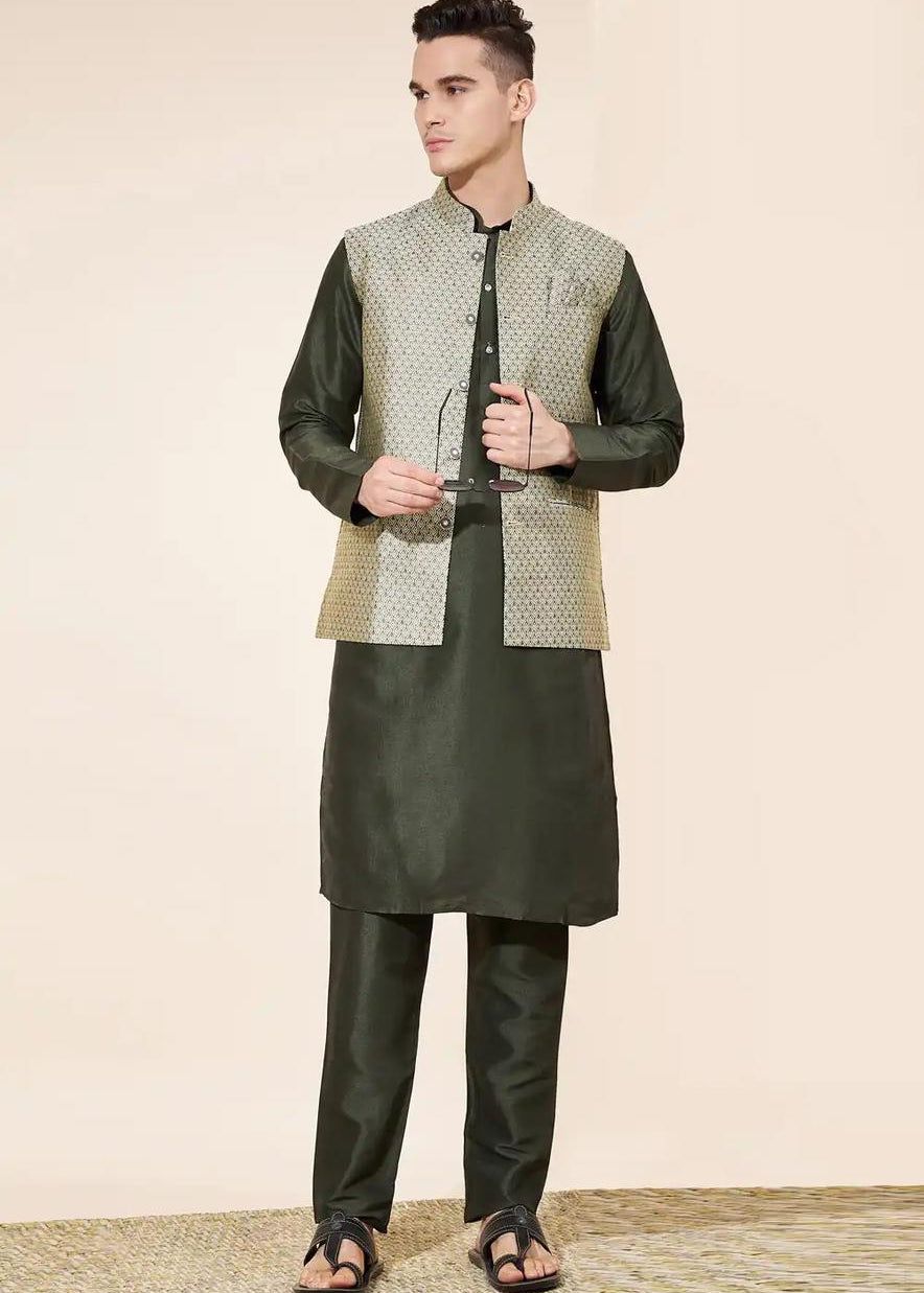 Wedding Modi Jacket kurta Pajama